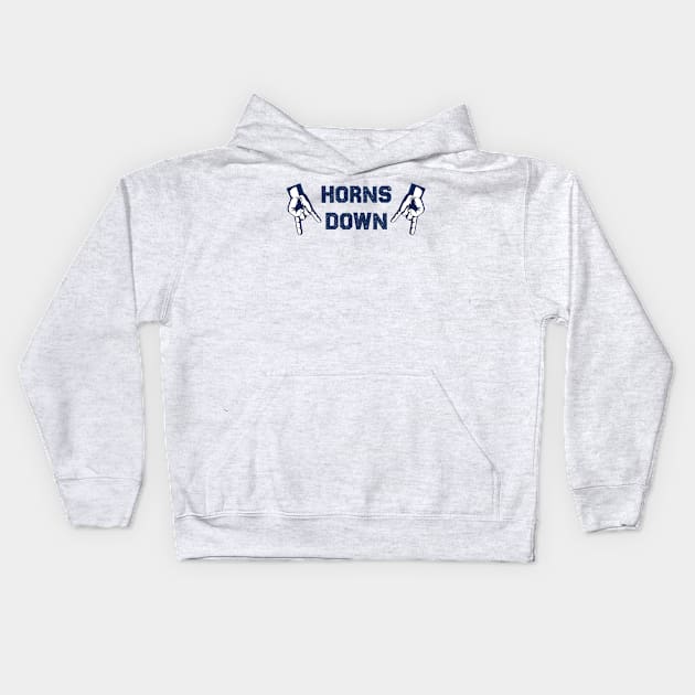 Horns Down Kids Hoodie by DreamPassion